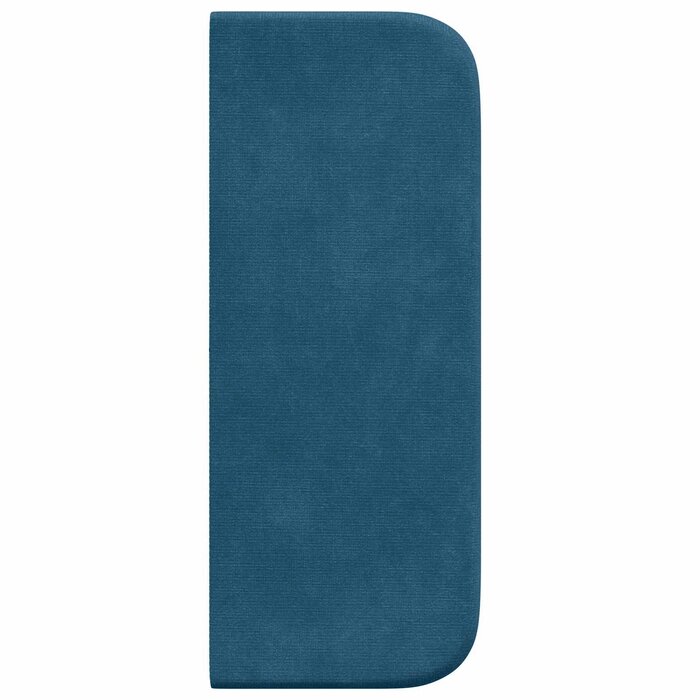 Vidaxl Panneau mural tête de lit en velours bleu - Jusqu'à -31% de remise