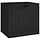 Coffre de jardin 118L aspect bois - Noir - Jusqu'à -34% sur votre achat