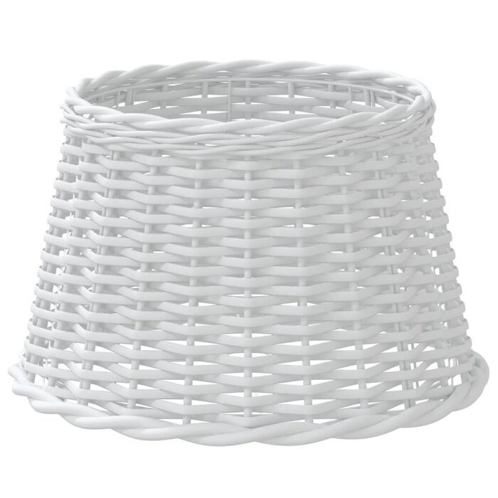 Abat-jour en osier blanc Ø45x28 cm - Jusqu'à -32% sur votre déco