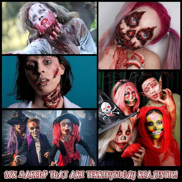 Kit Maquillage FX Halloween : Cicatrices et Effets Spéciaux - Jusqu'à -27%