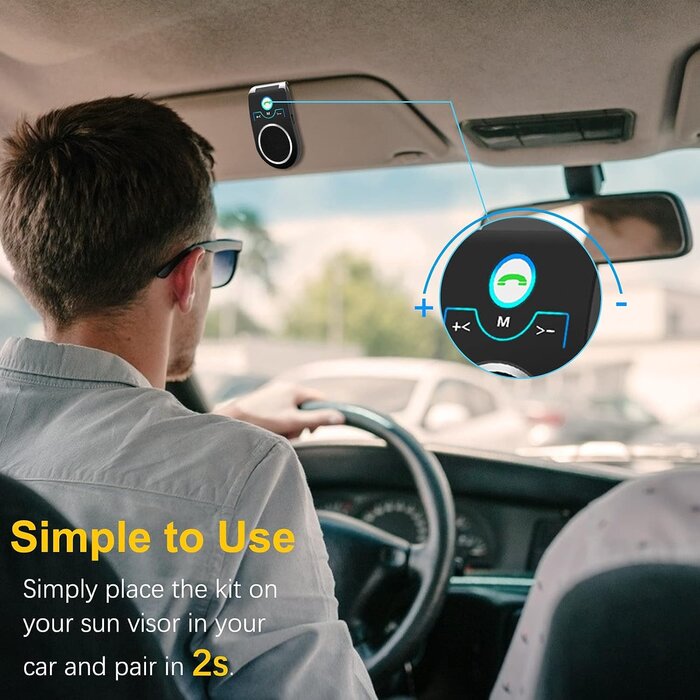 Kit mains libres Bluetooth pour voiture - Jusqu'à 31% de remise