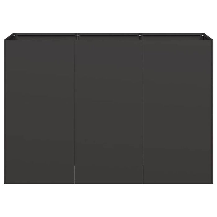 Jardinière surélevée en acier 120x40x80 cm - Jusqu'à -34% sur le prix