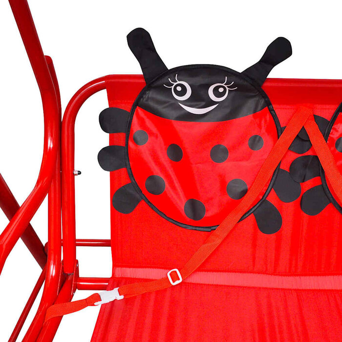 Vidaxl Balançoire à bascule pour enfants avec pare-soleil - Jusqu'à -34% en outlet
