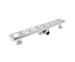Caniveau de douche linéaire 110 cm en inox - Jusqu'à -55% sur votre drainage