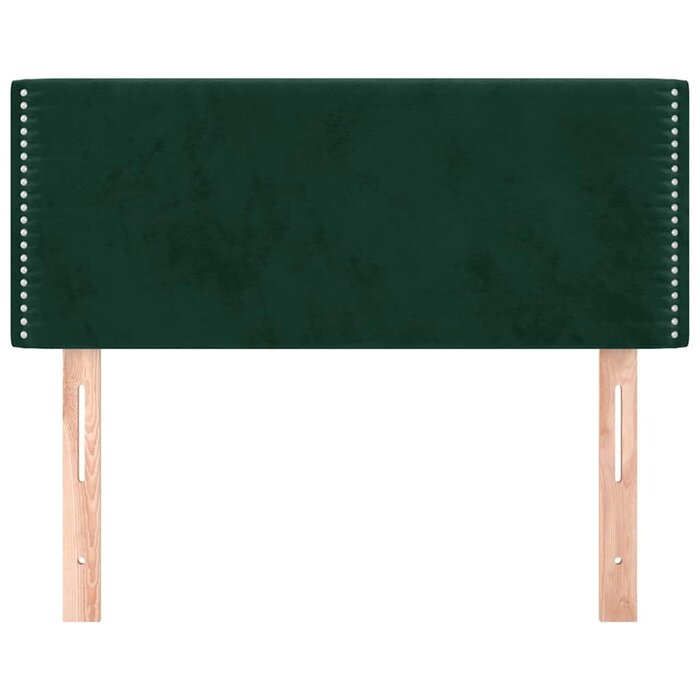 Tête de lit velours vert foncé 80 cm - Jusqu'à -31%