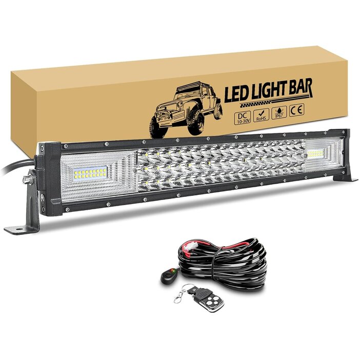 Rampe LED Incurvée 52 pouces 675W Tout-Terrain - Jusqu'à -35% d'économie