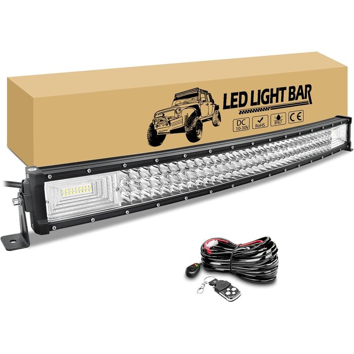 Rampe LED incurvée 52 pouces 675W - Jusqu'à 35% de réduction