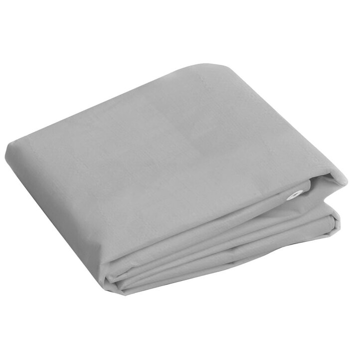 Vidaxl Bâche de protection HDPE 260 g/m² - 3x6 m - Gris - Jusqu'à -33%