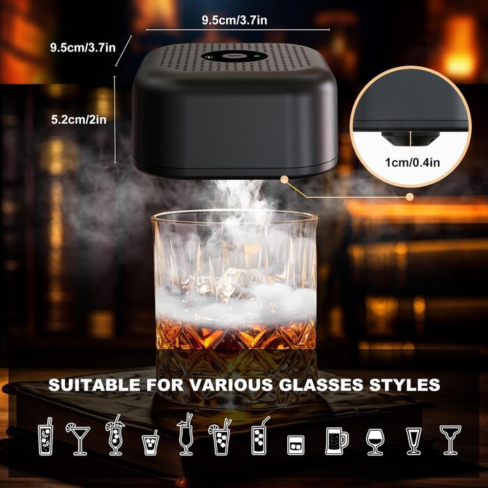 Kit fumoir électrique pour cocktails et whisky - Jusqu'à 28% de remise