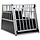 Cage de transport chien en aluminium - 65x91x69,5 cm - Jusqu'à -35%