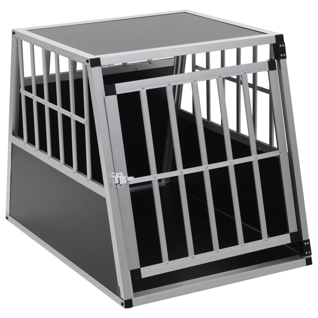 Vidaxl Cage de transport chien en aluminium - 65x91x69,5 cm - Jusqu'à -35%