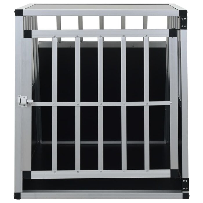 Vidaxl Cage de transport chien en aluminium - 65x91x69,5 cm - Jusqu'à -35%