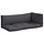 Ensemble 3 coussins pour palette anthracite - Jusqu'à 34% de remise