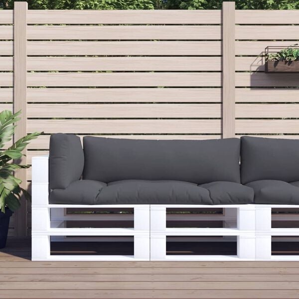 Vidaxl Ensemble 3 coussins pour palette anthracite - Jusqu'à 34% de remise