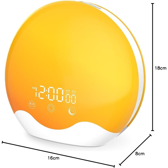 Réveil Simulateur d'Aube avec Radio FM - Jusqu'à 31% de réduction