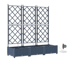 Vidaxl Jardinière surélevée en acier avec arrosage auto - Gris - Jusqu'à -63%