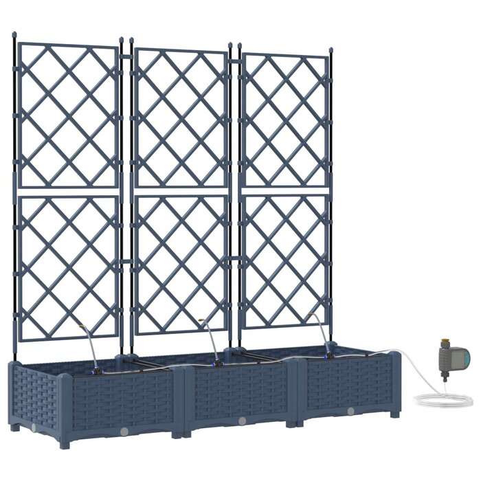 Vidaxl Jardinière surélevée avec arrosage - 120cm - Jusqu'à -69% sur l'outlet