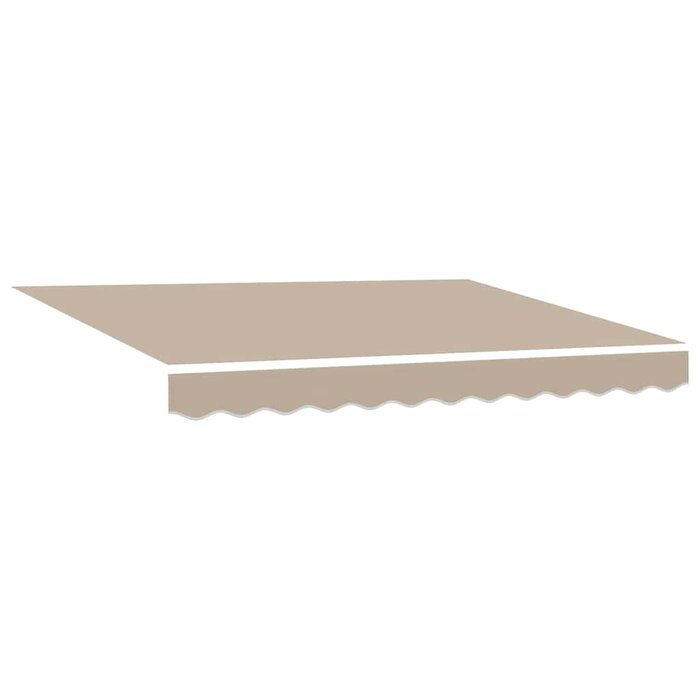 Vidaxl Toile de store banne Beige 235x195cm - Jusqu'à -60% sur l'outlet