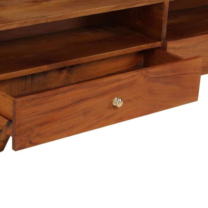 Vidaxl Meuble TV rétro en bois recyclé 140cm - Jusqu'à -30% de remise