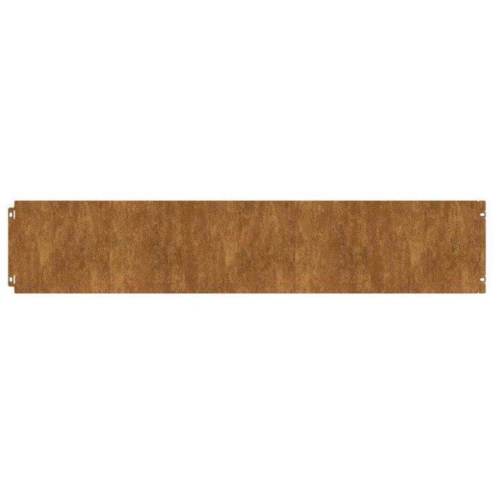Vidaxl Lot de 10 bordures de jardin en acier corten flexible - Jusqu'à 34% de remise