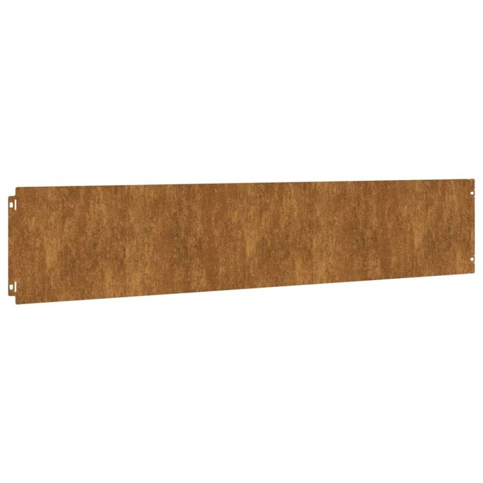 Vidaxl Lot de 10 bordures de jardin en acier corten flexible - Jusqu'à 34% de remise
