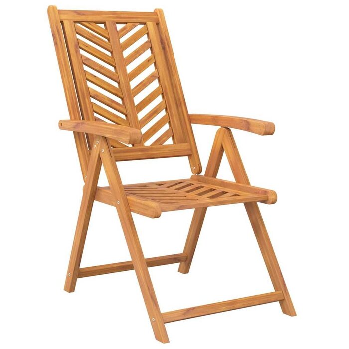 Vidaxl Lot de 3 chaises de jardin en acacia massif - Réglables - Jusqu'à -35%