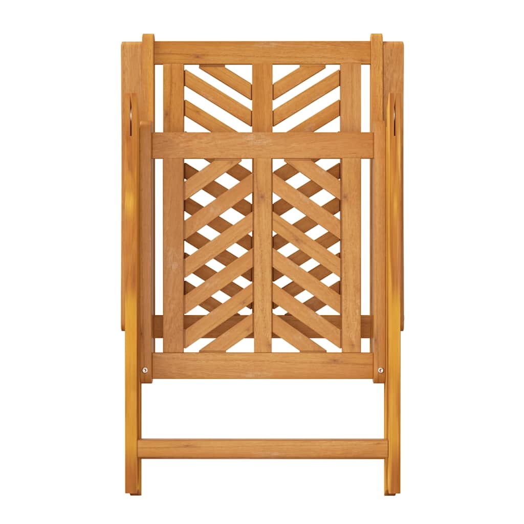 Vidaxl Lot de 3 chaises de jardin en acacia massif - Réglables - Jusqu'à -35%