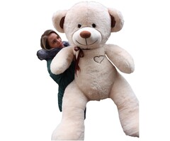 Viking Choice Ours en peluche géant 160 cm - Beige et marron - Jusqu'à -51%