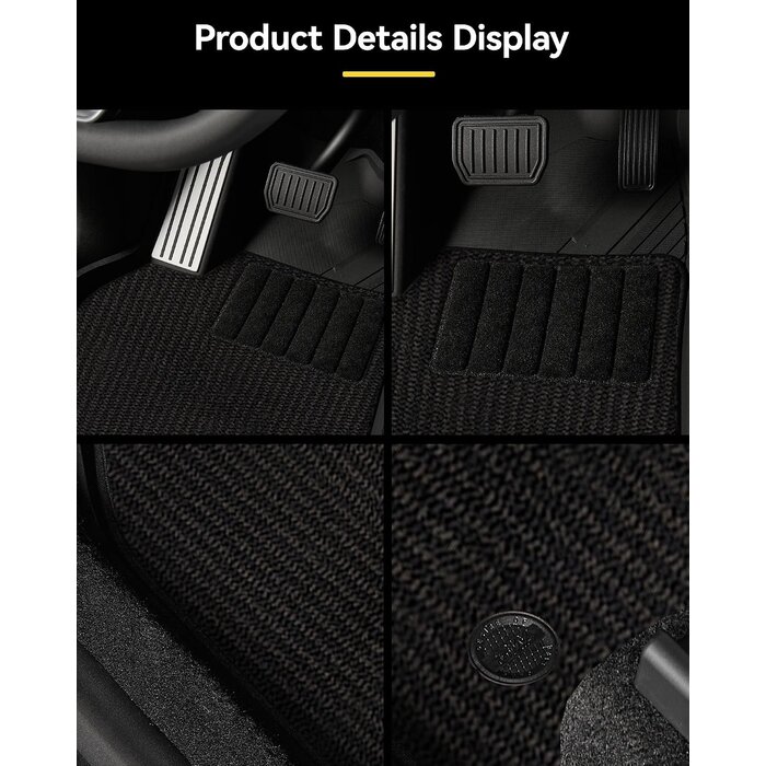 Jusqu'à -35% : 10 Tapis de sol TPE pour Tesla Model Y 2025-2026 Juniper