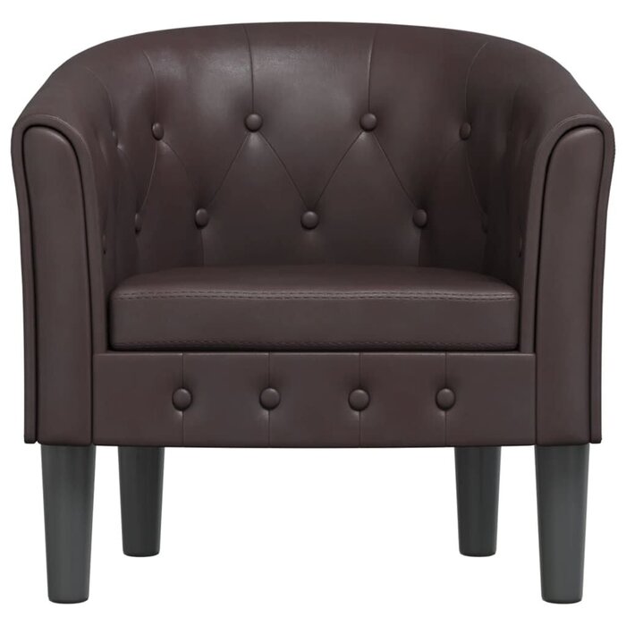 Vidaxl Fauteuil cabriolet en similicuir marron - Jusqu'à 69% de remise