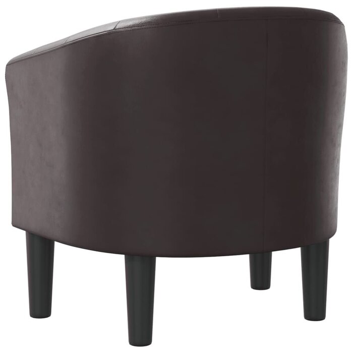 Vidaxl Fauteuil cabriolet en similicuir marron - Jusqu'à 69% de remise