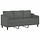 Canapé 3 places 180 cm gris foncé - Jusqu'à -35% en outlet