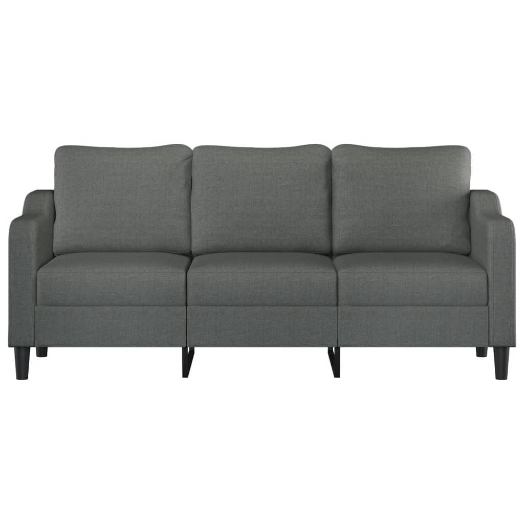 Vidaxl Canapé 3 places 180 cm gris foncé - Jusqu'à -35% en outlet