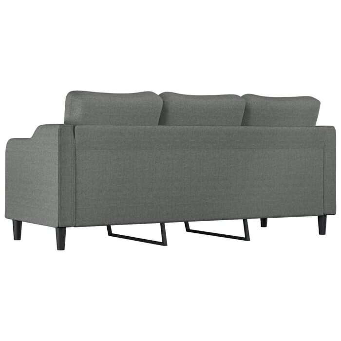 Vidaxl Canapé 3 places 180 cm gris foncé - Jusqu'à -35% en outlet