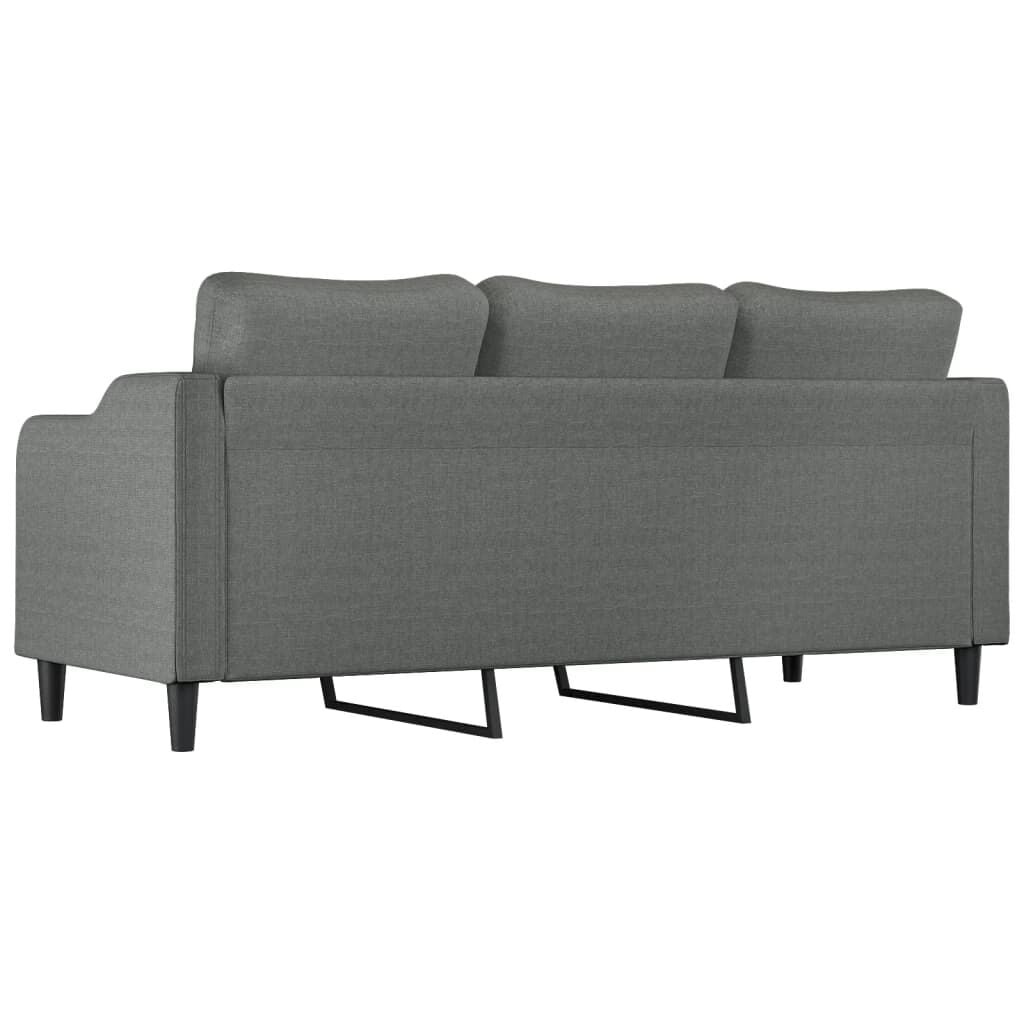 Vidaxl Canapé 3 places 180 cm gris foncé - Jusqu'à -35% en outlet