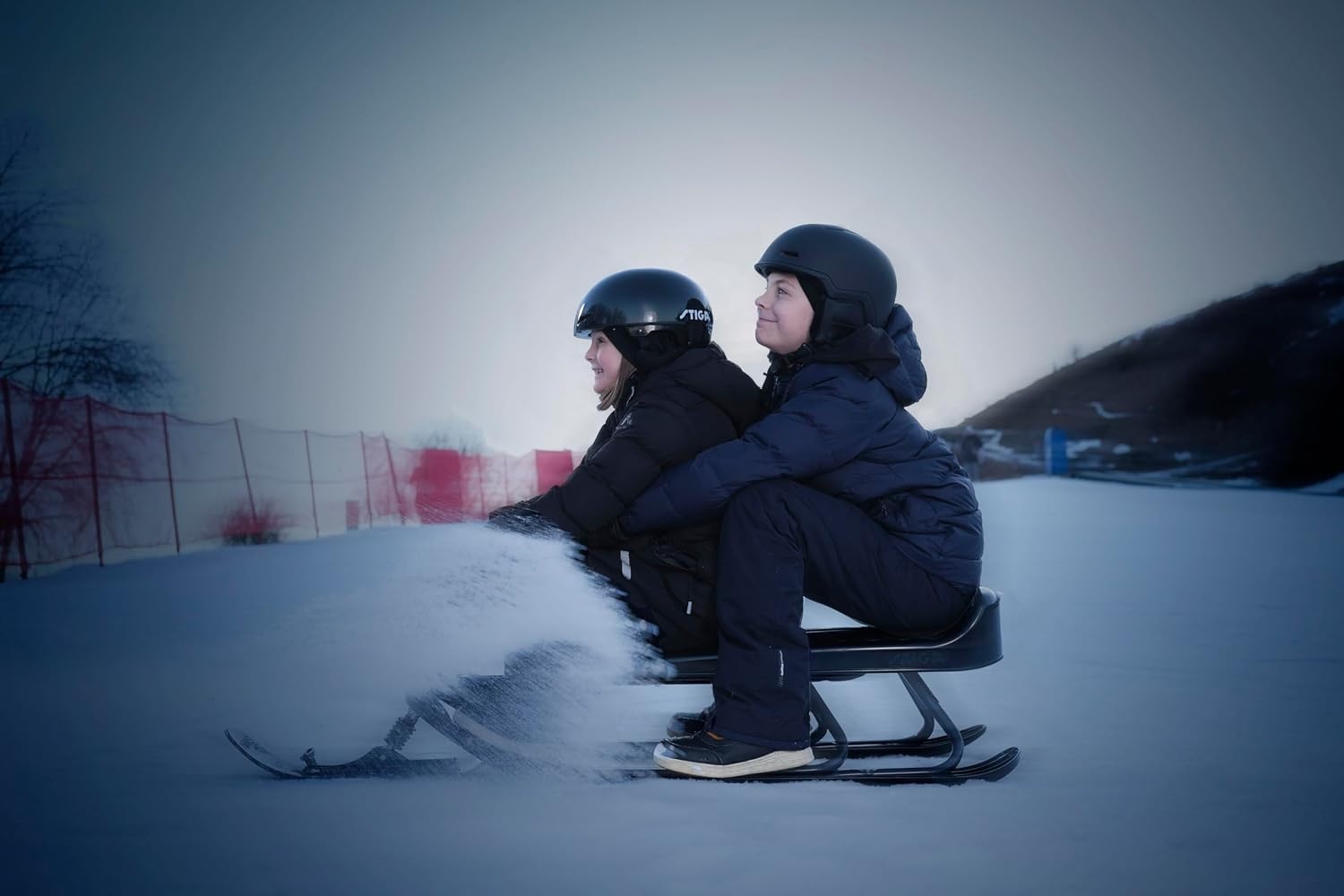 Luge extra-longue 140 cm biplace - Jusqu'à -35% sur nos modèles outlet