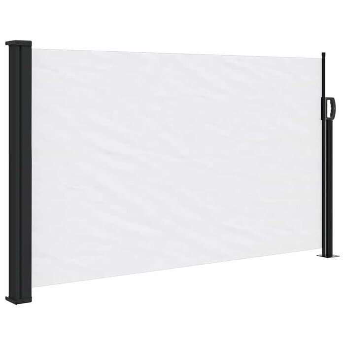 Vidaxl Brise-vue latéral rétractable 117x300 cm - Blanc - Jusqu'à -62%