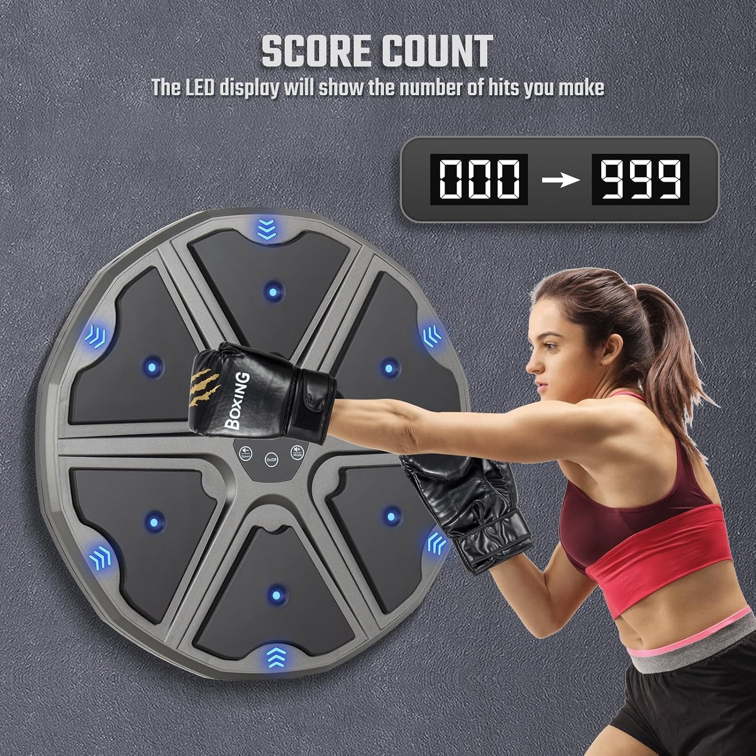 Machine de boxe musicale interactive - Jusqu'à 34% de remise