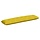 Coussin de dossier velours jaune 200x50 cm - Jusqu'à -32%