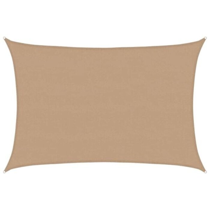 Vidaxl Voile d'ombrage rectangulaire 5x6 m Taupe - Jusqu'à -34%