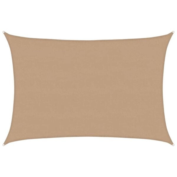 Vidaxl Voile d'ombrage rectangulaire 5x6 m Taupe - Jusqu'à -34%