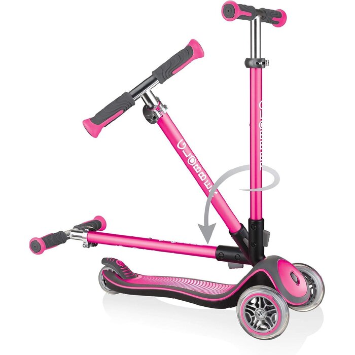 Trottinette 3 roues enfant rose - Roues LED - Jusqu'à -34% sur le prix neuf