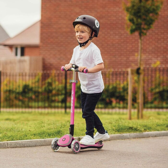 Trottinette 3 roues enfant rose - Roues LED - Jusqu'à -34% sur le prix neuf