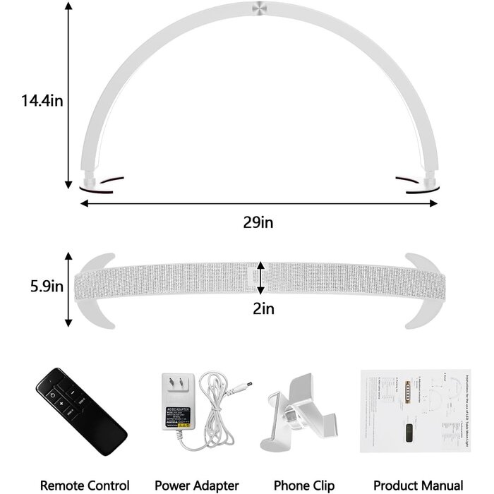 Lampe LED Demi-Lune 40W pour Manucure - Jusqu'à 34% de remise