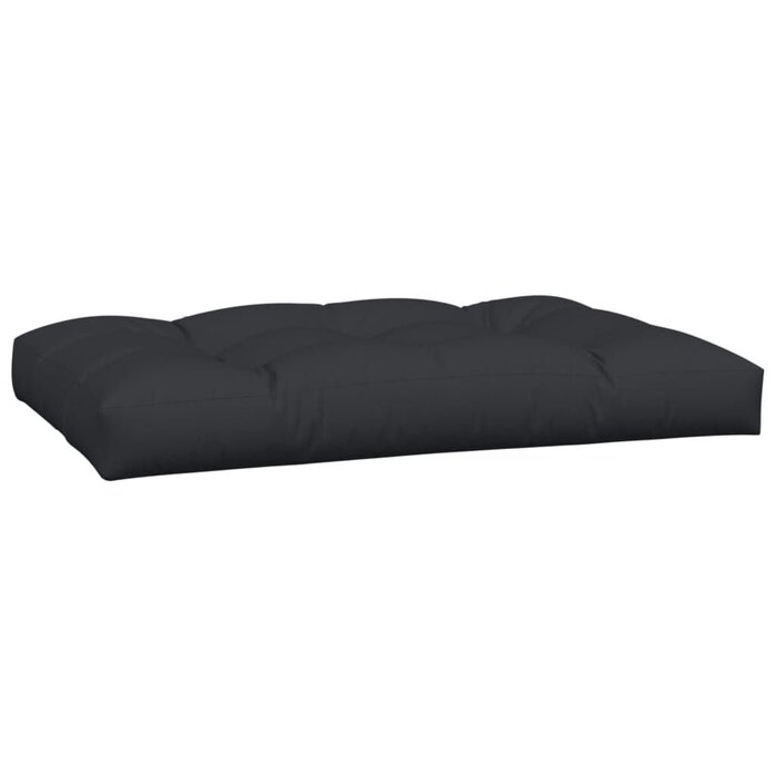 Vidaxl Lot de 2 coussins pour palette noirs - Confort extérieur - Jusqu'à -34%