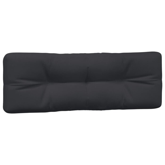 Vidaxl Lot de 2 coussins pour palette noirs - Confort extérieur - Jusqu'à -34%