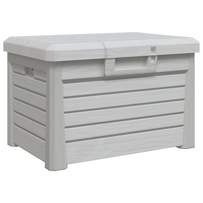 Vidaxl Coffre de jardin gris 120L - Jusqu'à 34% de remise
