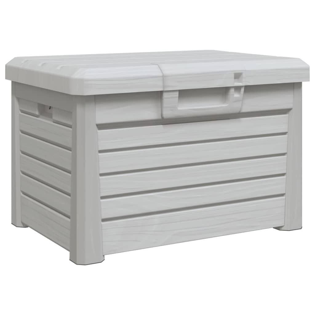 Vidaxl Coffre de jardin gris 120L - Jusqu'à 34% de remise