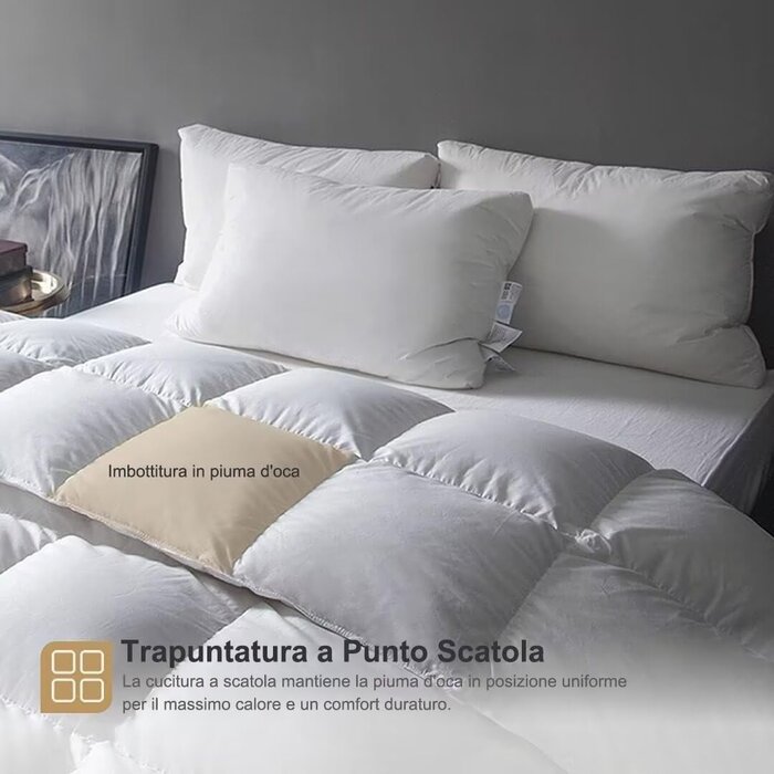 Couette Hiver Duvet Naturel 220x240cm - Jusqu'à -35% en Outlet