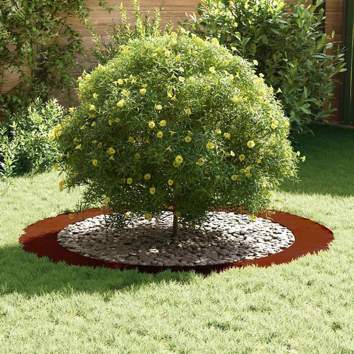 Vidaxl Bordures d'arbre en acier Corten, lot de 5 - Jusqu'à 34% de remise